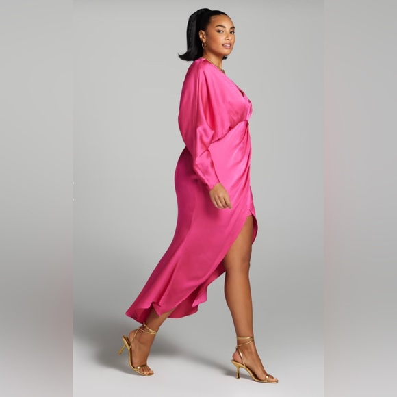 NWT Fuchsia Mermaid Dress | 3X - Picture 2 of 9